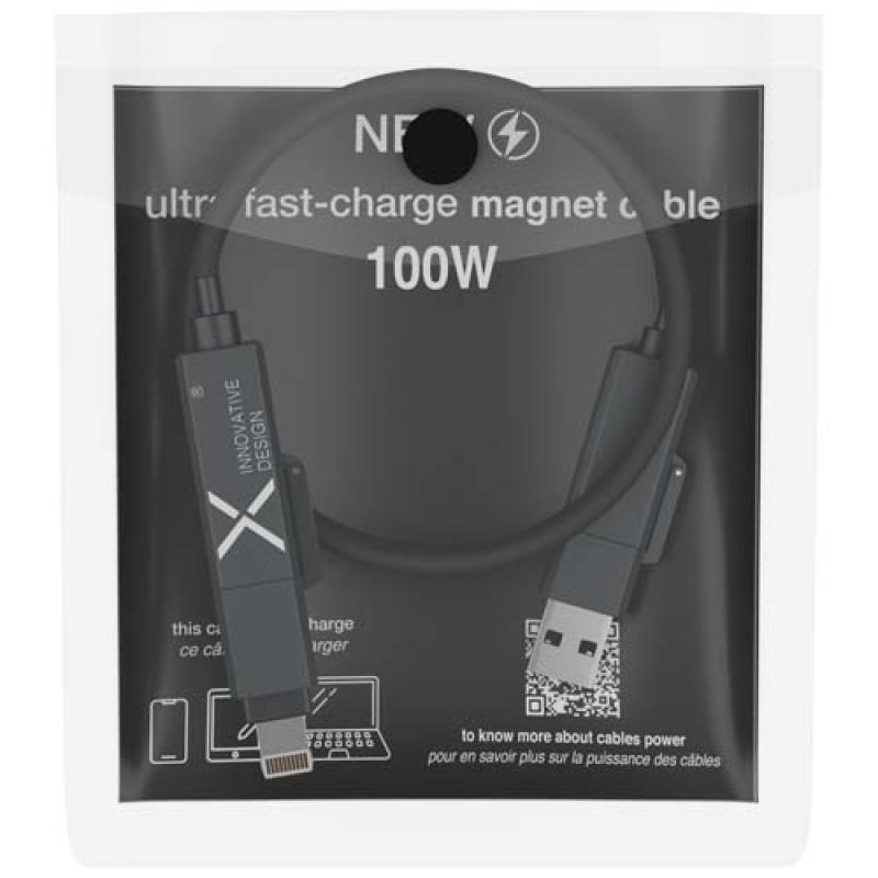 Cable de carga de silicona magnético de 100 W "SCX.design C59"