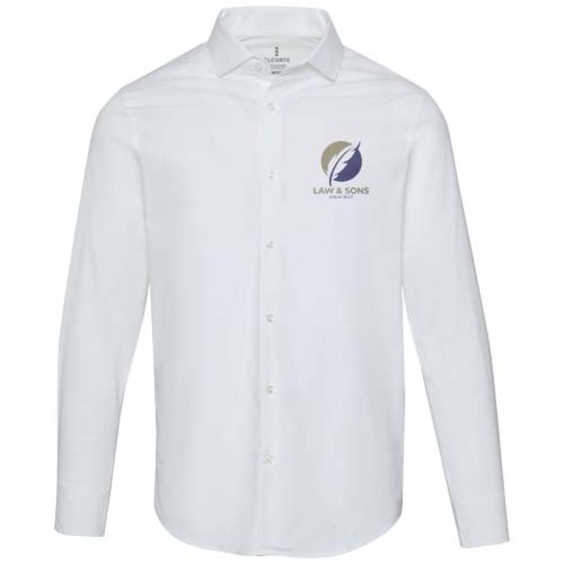 Camisa de popelina para hombre "Carnelian"