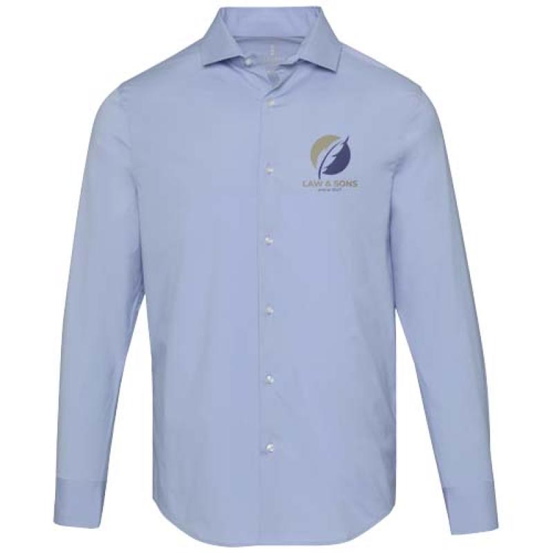 Camisa de popelina para hombre "Carnelian"