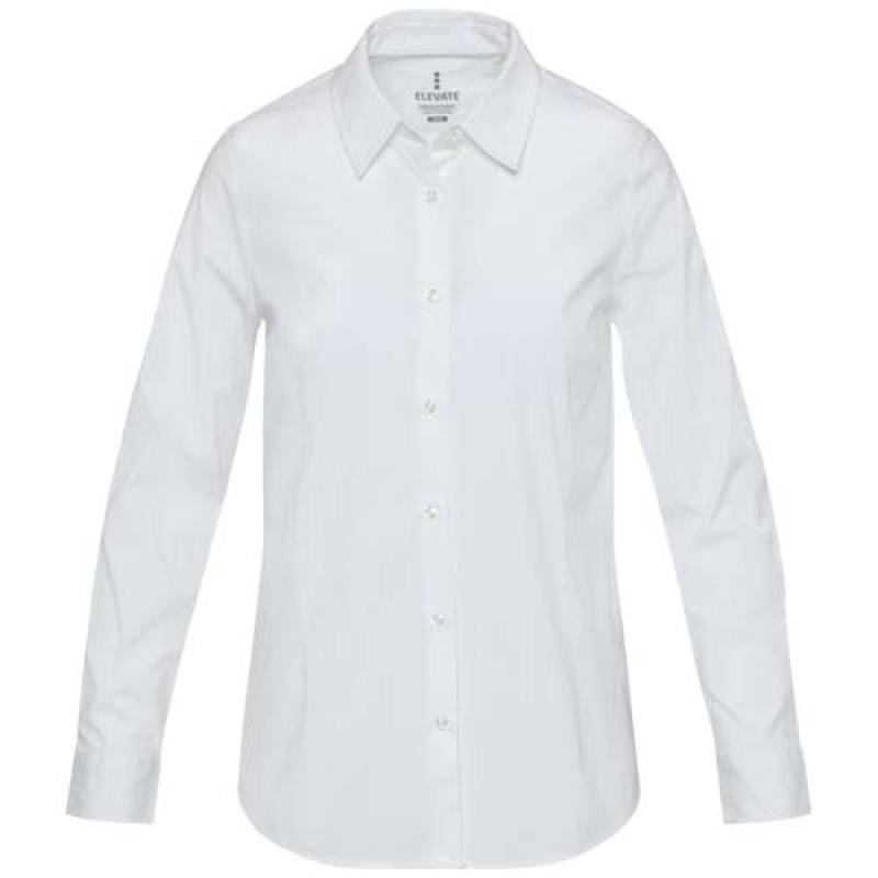 Camisa de popelina para mujer "Carnelian"