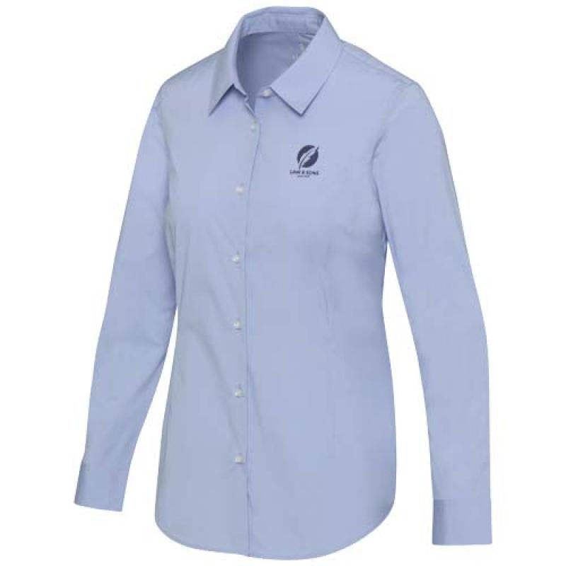 Camisa de popelina para mujer "Carnelian"