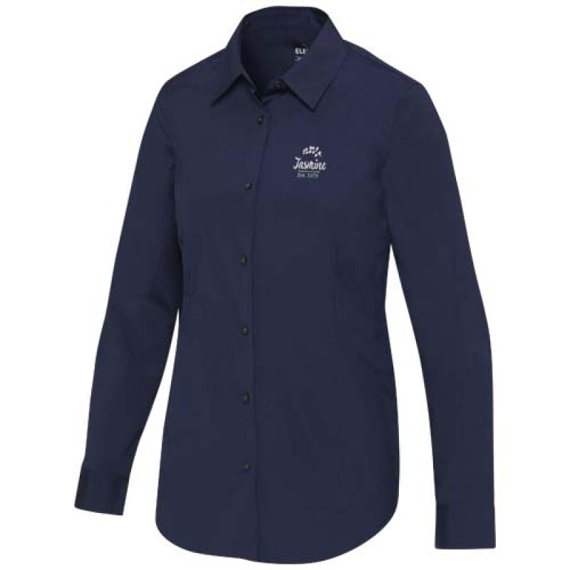 Camisa de popelina para mujer "Carnelian"