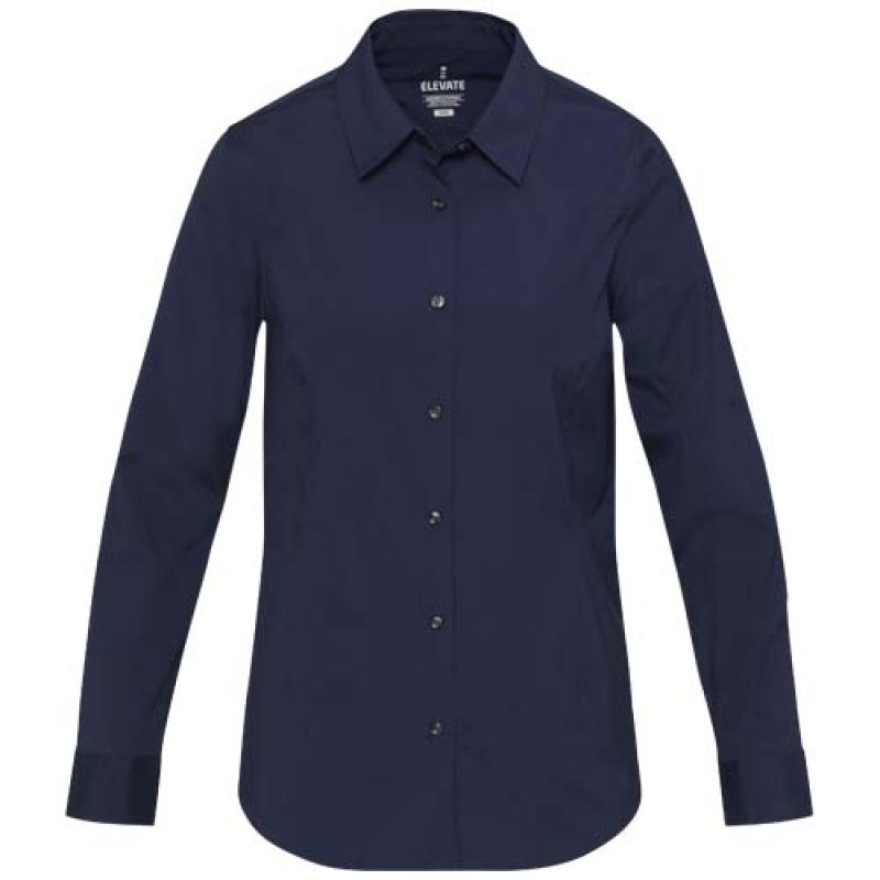 Camisa de popelina para mujer "Carnelian"