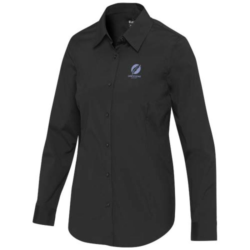 Camisa de popelina para mujer "Carnelian"