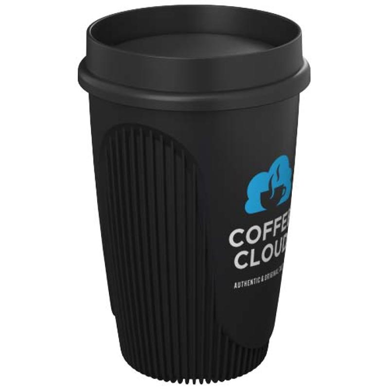 Vaso de 350 ml con tapa de 360° "Alto"