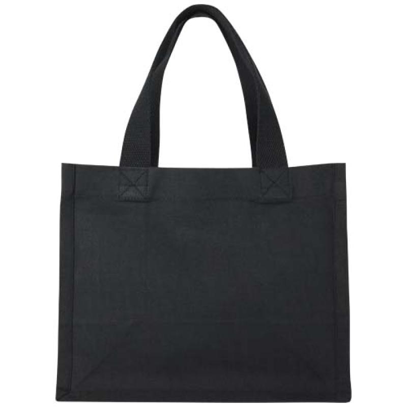 Bolsa Tote con fuelle mini de algodón reciclado GRS de 220 g/m² de 9 l "Odessa"