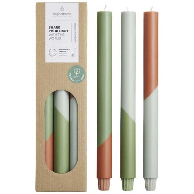 Velas diagonales - set de 3 "Originalhome Eden"