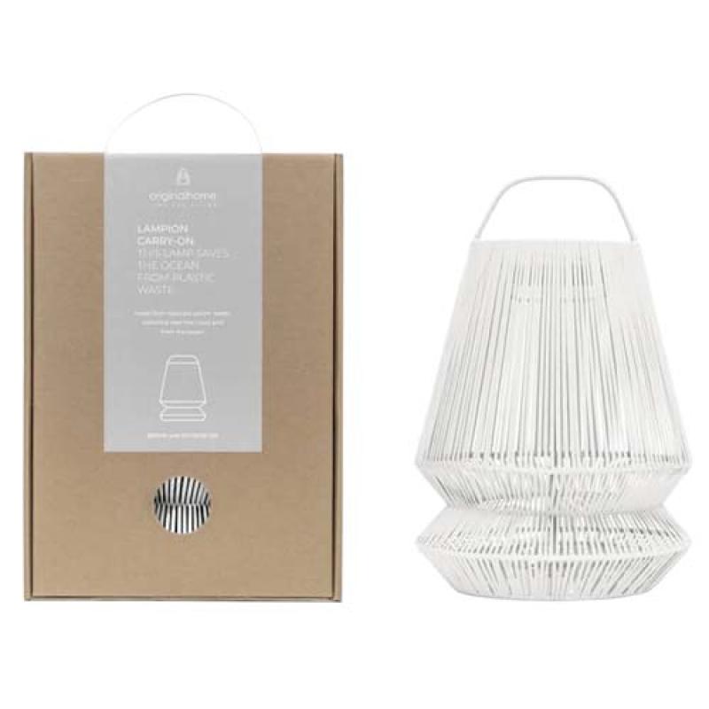 Pantalla de lámpara portátil reciclada "Originalhome" "Lampion"
