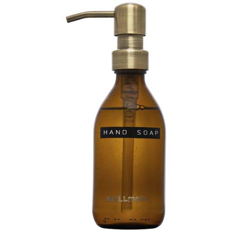Dispensador de jabón de manos de 250 ml y juego de velas aromáticas de 150 g con fragancia de lino fresco "Wellmark Discovery"