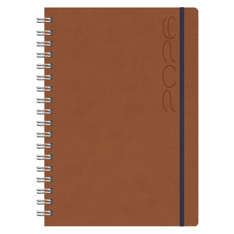 D13-Agenda Dia Wire'o - 6H-Tucson Flex - 460-Marron