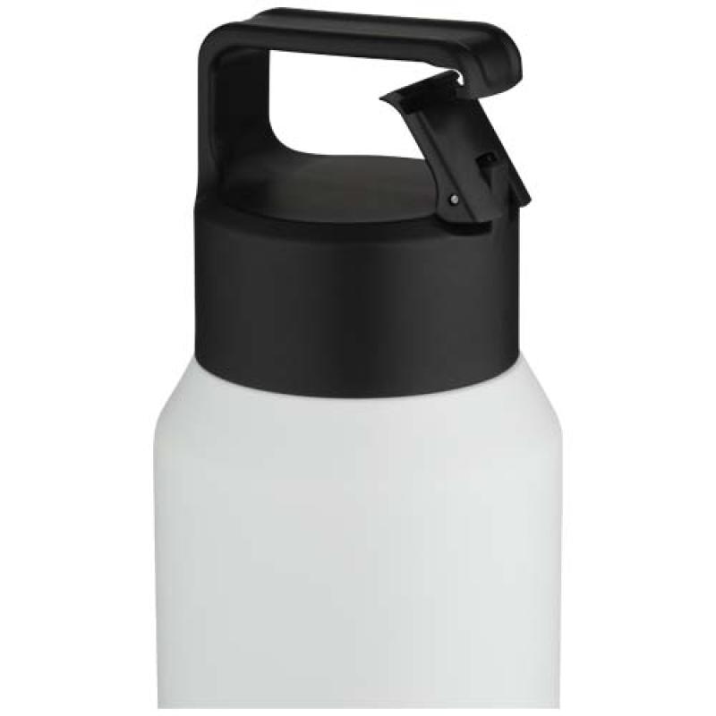 Botella de 600 ml con aislamiento al vacío de cobre en acero inoxidable reciclado con certificado RCS "Astra" (segura para carbo
