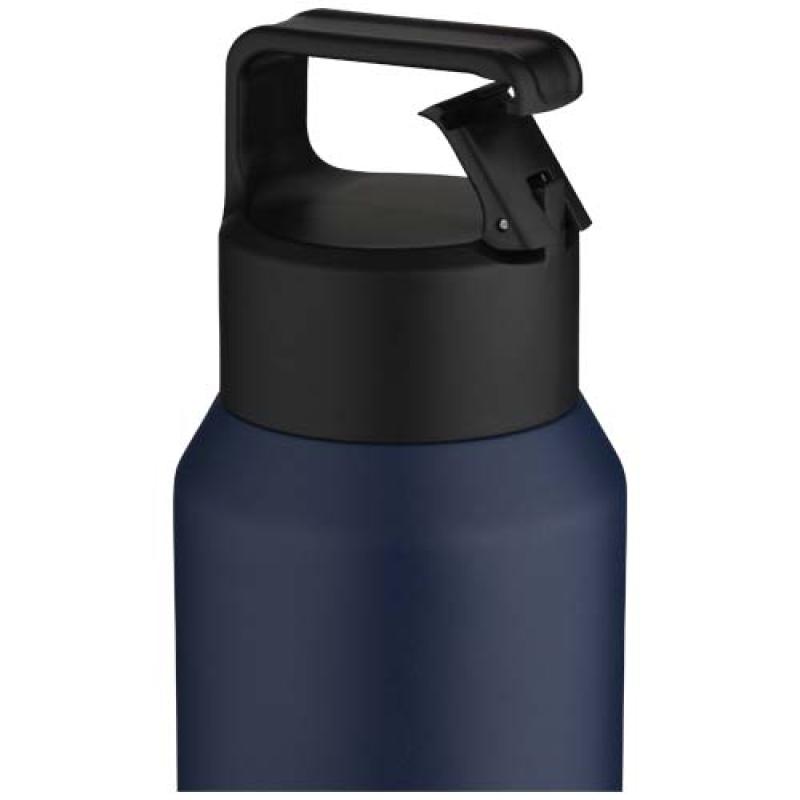 Botella de 600 ml con aislamiento al vacío de cobre en acero inoxidable reciclado con certificado RCS "Astra" (segura para carbo