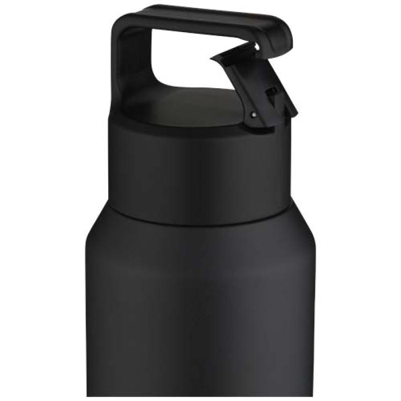 Botella de 600 ml con aislamiento al vacío de cobre en acero inoxidable reciclado con certificado RCS "Astra" (segura para carbo