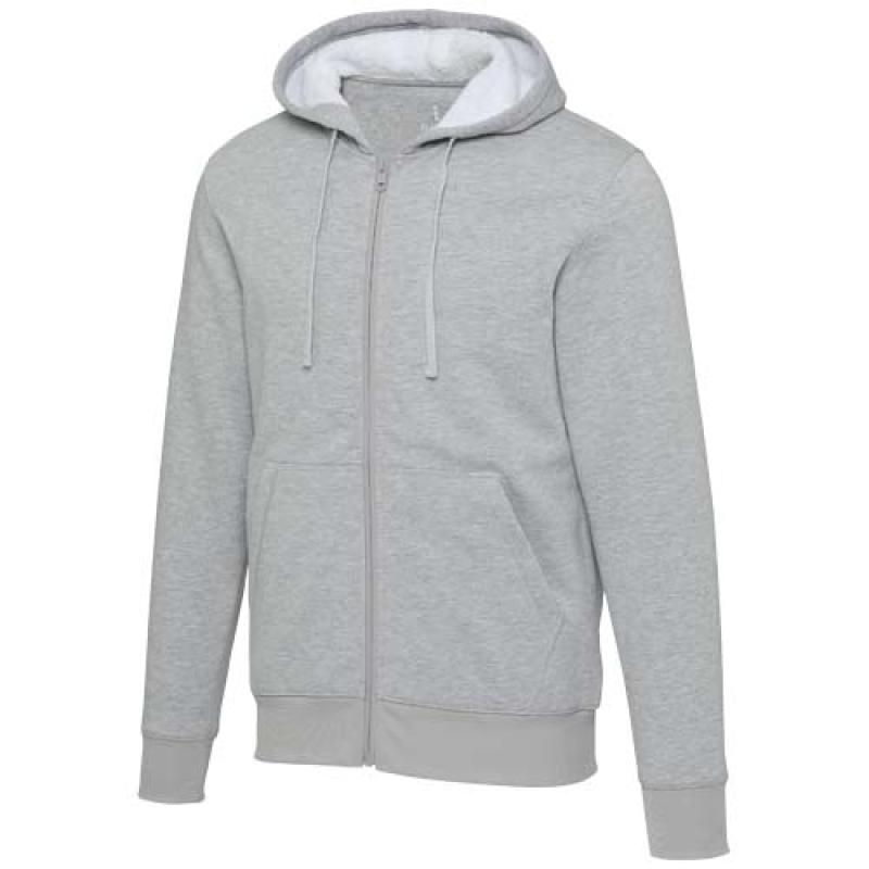 Sudadera sherpa con cremallera completa y capucha "Natron"