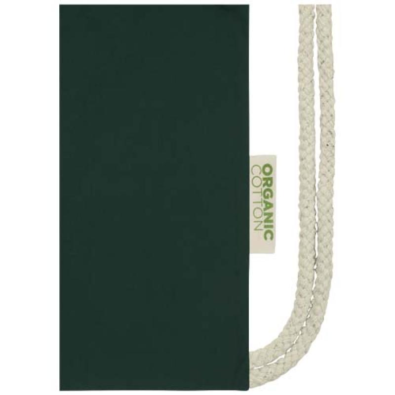 Bolsa con cuerdas de 5 l algodón orgánico OCS de 140 g/m² "Odisha"