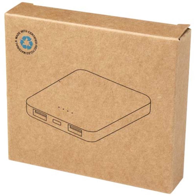 Batería externa tipo C de plástico reciclado de 5000 mAh "Asama"