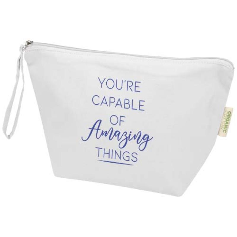 Bolsa de aseo grande de 3 l algodón orgánico OCS de 180 g/m² "Odisha"