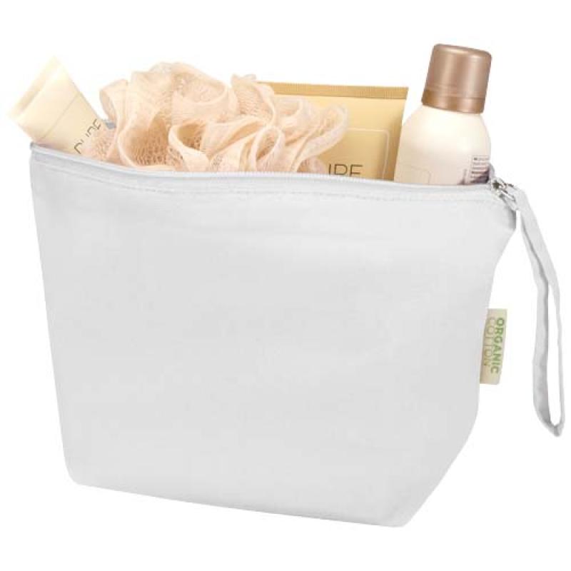 Bolsa de aseo grande de 3 l algodón orgánico OCS de 180 g/m² "Odisha"