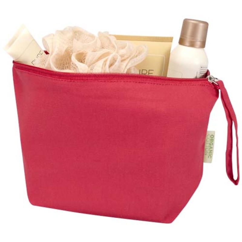 Bolsa de aseo grande de 3 l algodón orgánico OCS de 180 g/m² "Odisha"