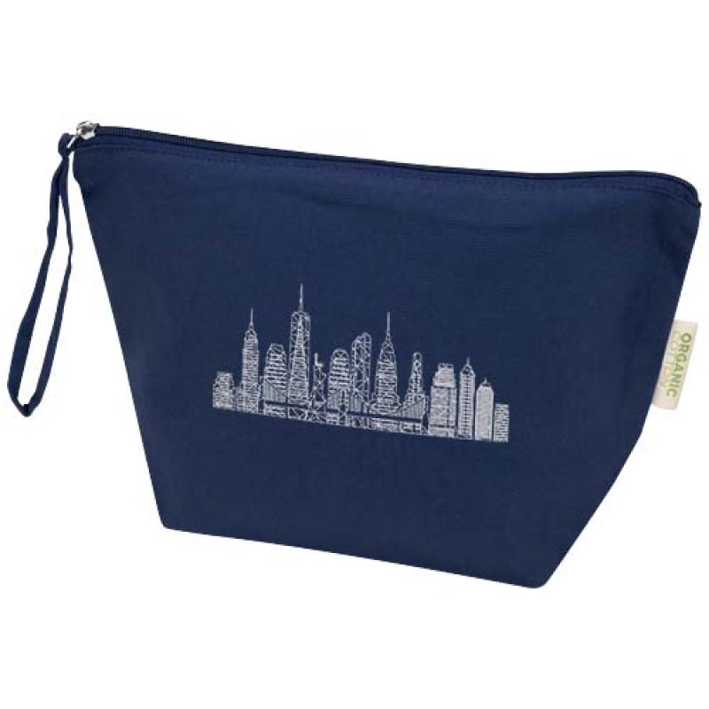 Bolsa de aseo grande de 3 l algodón orgánico OCS de 180 g/m² "Odisha"