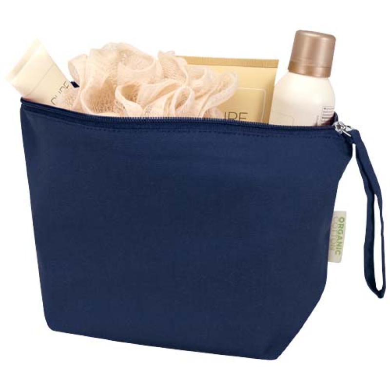 Bolsa de aseo grande de 3 l algodón orgánico OCS de 180 g/m² "Odisha"