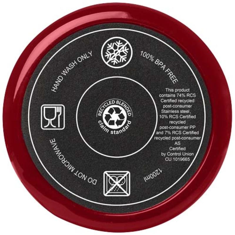 Vaso térmico con pajita de 1200 ml con certificado RCS "Melbourne"