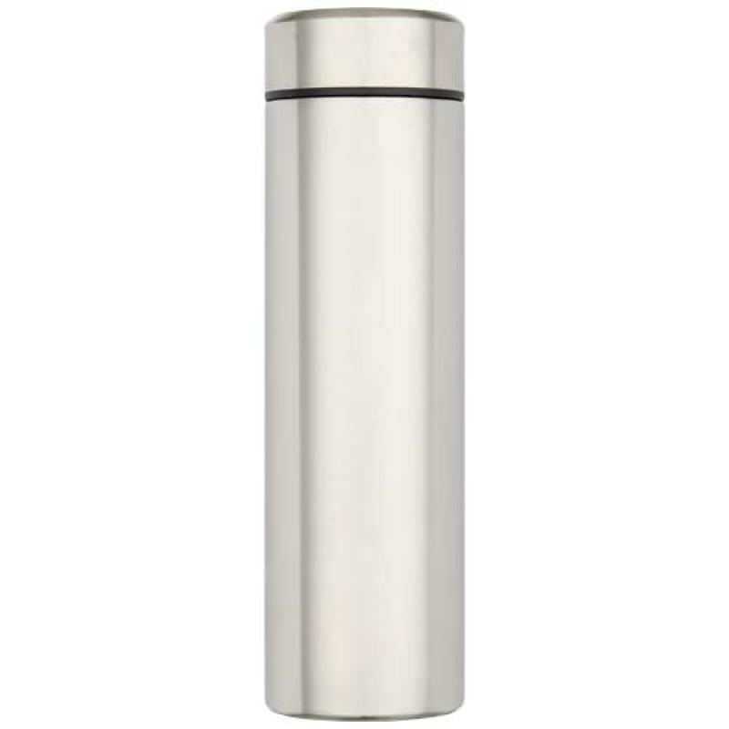 Termo de acero inoxidable de doble pared de 450 ml con colador de té "Taylor"