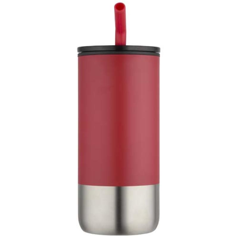 Vaso con aislamiento de 480 ml con certificado RCS y pajita "Grayson"