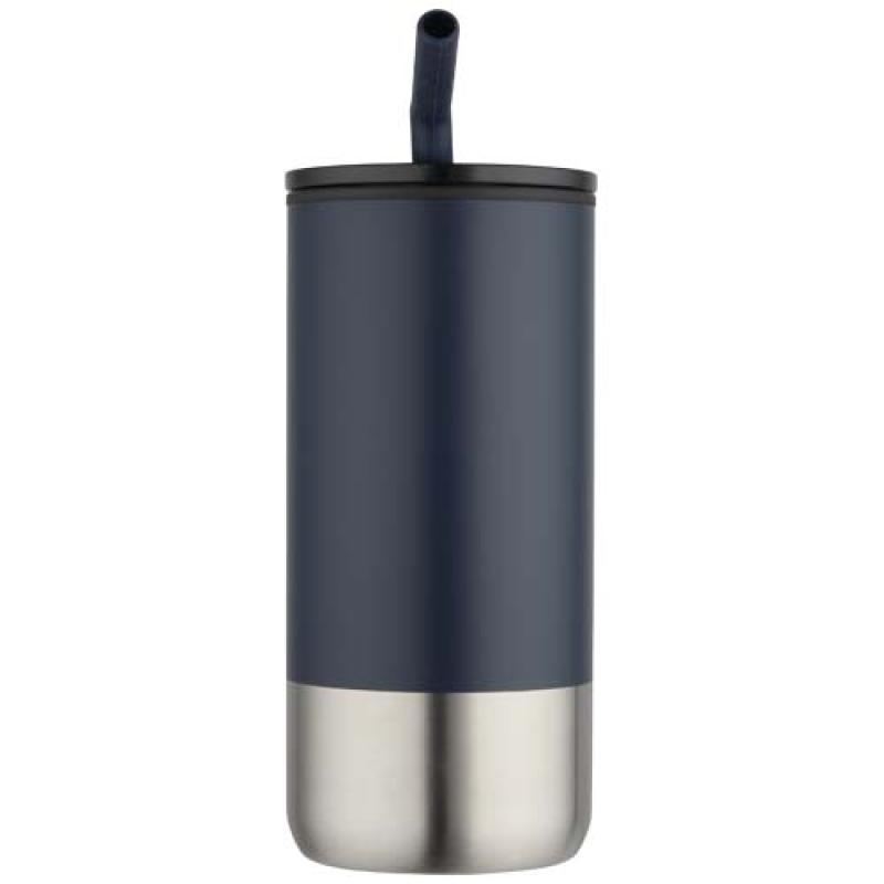 Vaso con aislamiento de 480 ml con certificado RCS y pajita "Grayson"