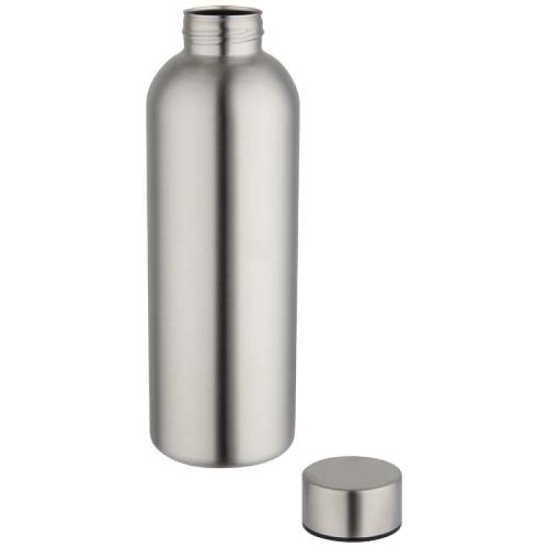 Botella de agua de 750 ml de acero inoxidable reciclado con pared simple y certificado RCS "Spring"