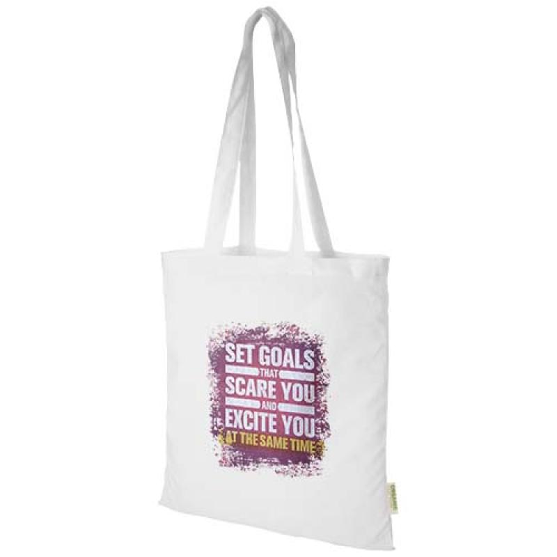 Bolsa Tote de 7 l algodón orgánico OCS de 140 g/m² "Odisha"