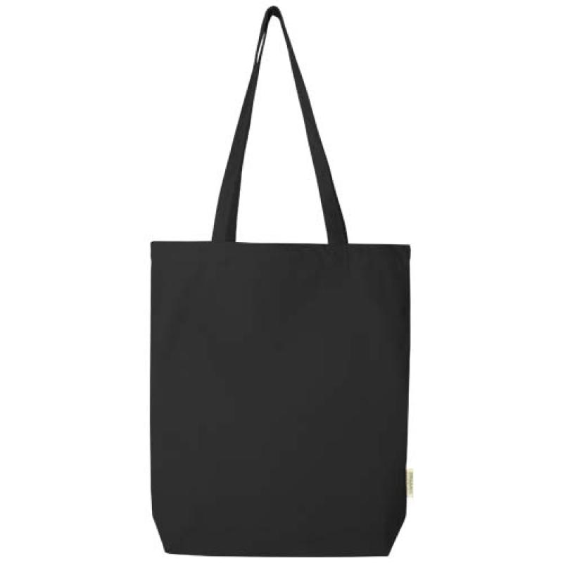 Bolsa Tote de 11 l con fondo ancho algodón orgánico OCS de 180 g/m² "Odisha"