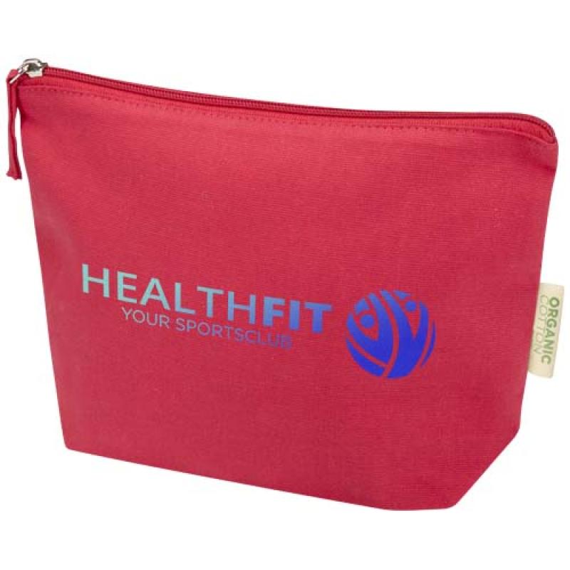 Bolsa de aseo pequeña de 1 l algodón orgánico OCS de 180 g/m² "Odisha"