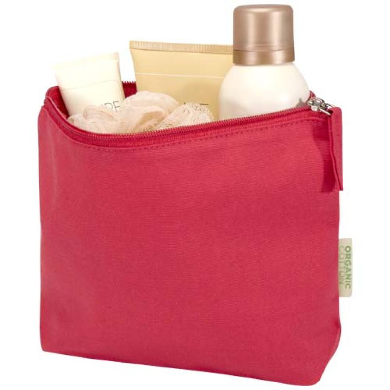 Bolsa de aseo pequeña de 1 l algodón orgánico OCS de 180 g/m² "Odisha"