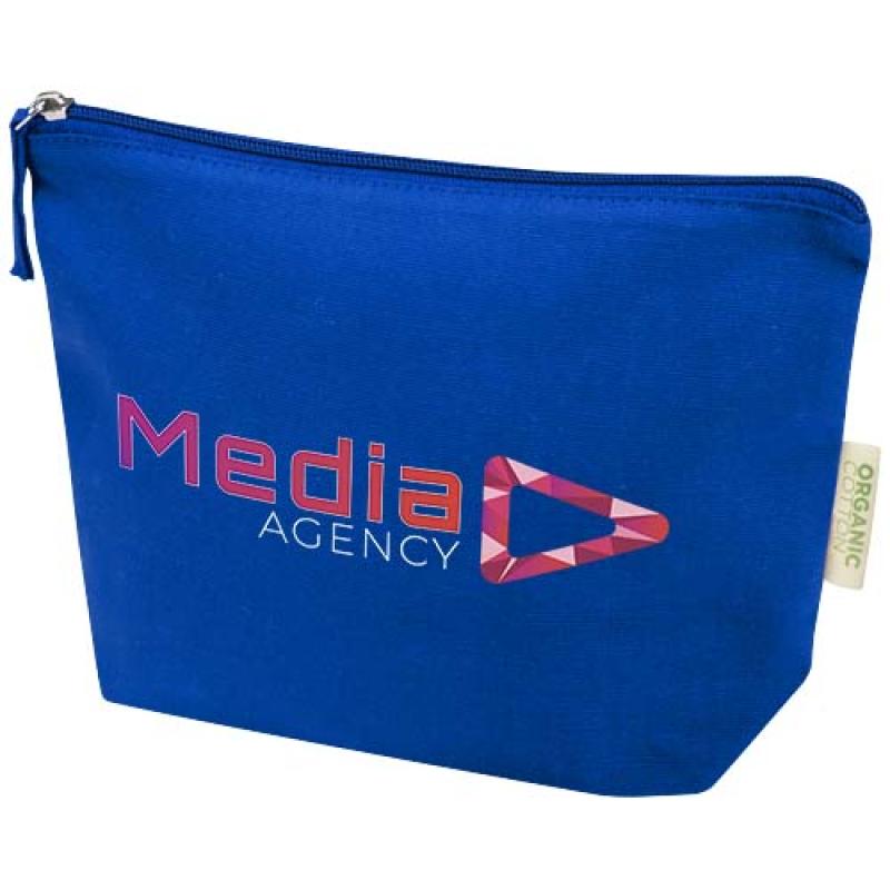 Bolsa de aseo pequeña de 1 l algodón orgánico OCS de 180 g/m² "Odisha"