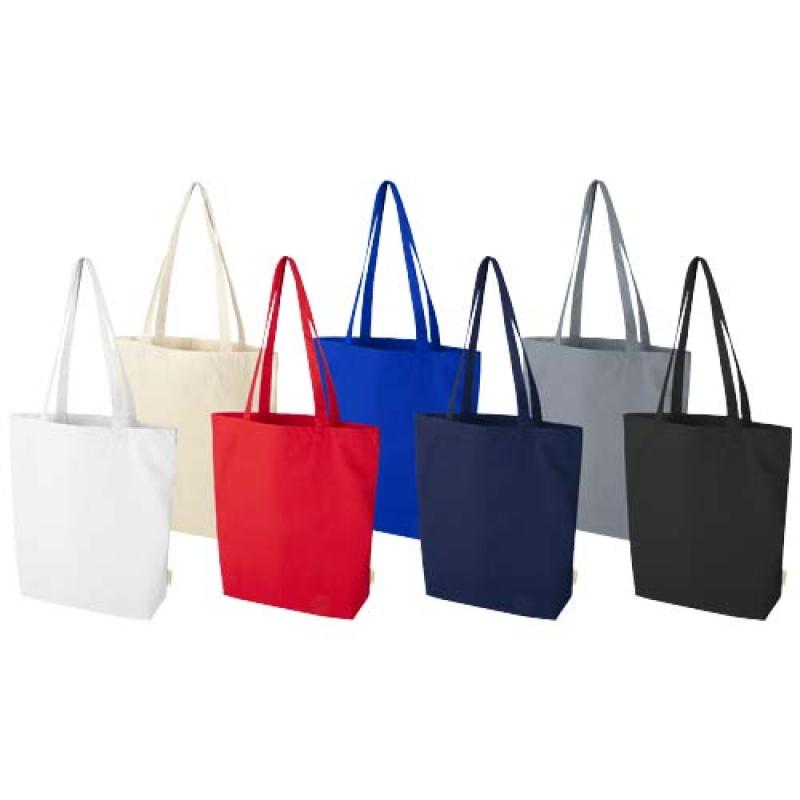 Bolsa Tote de 10 l algodón orgánico OCS de 270 g/m² "Odisha"