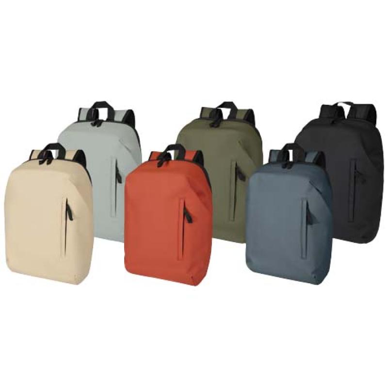 Mochila de 15" y 18 l antirrobo de material reciclado con certificado GRS "Resi Plus"