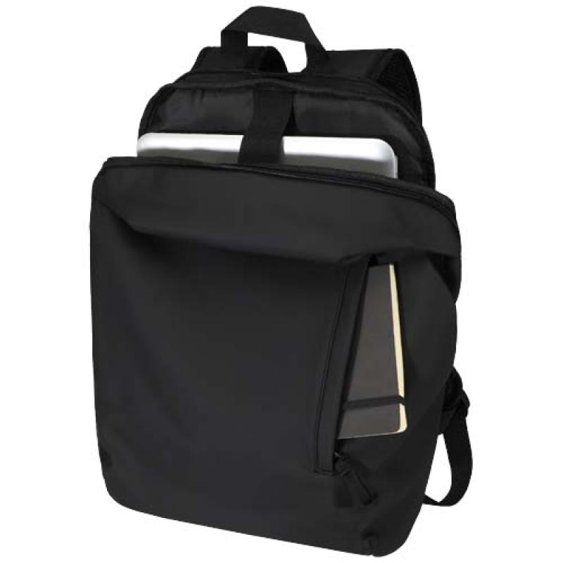 Mochila de 15" y 18 l antirrobo de material reciclado con certificado GRS "Resi Plus"