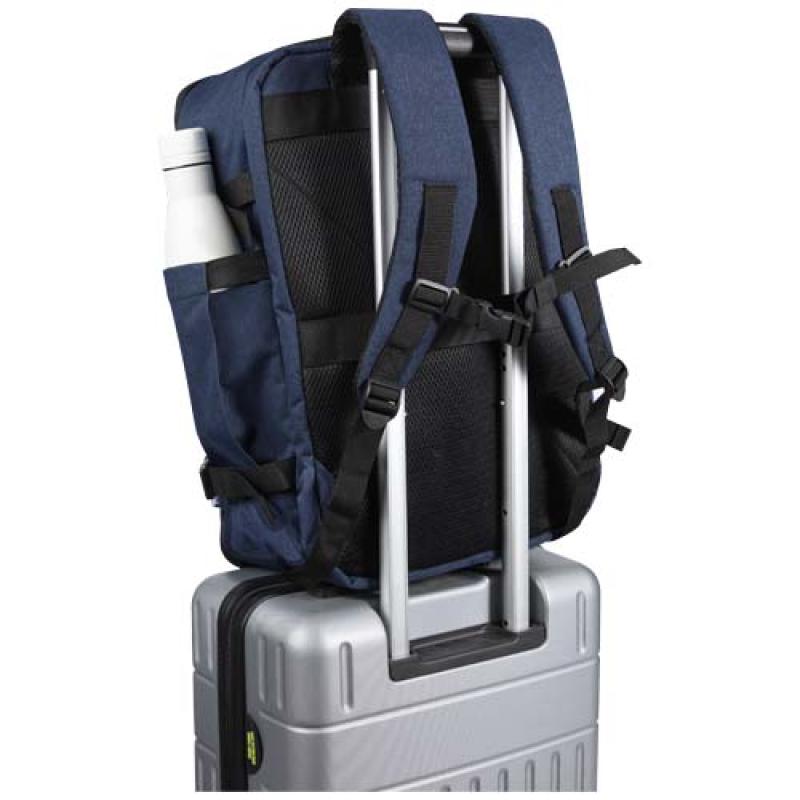 Mochila con ruedas de 17" de material reciclado GRS de 25 l "Libra"