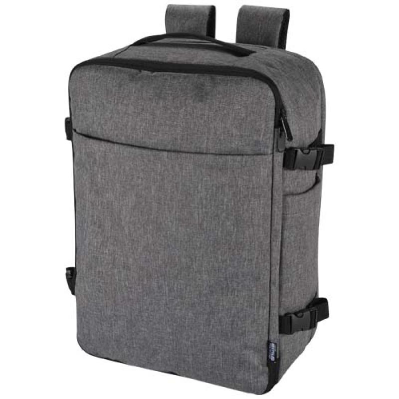Mochila con ruedas de 17" de material reciclado GRS de 25 l "Libra"