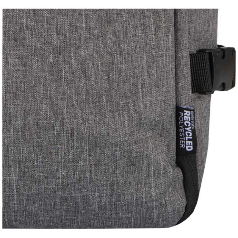 Mochila con ruedas de 17" de material reciclado GRS de 25 l "Libra"