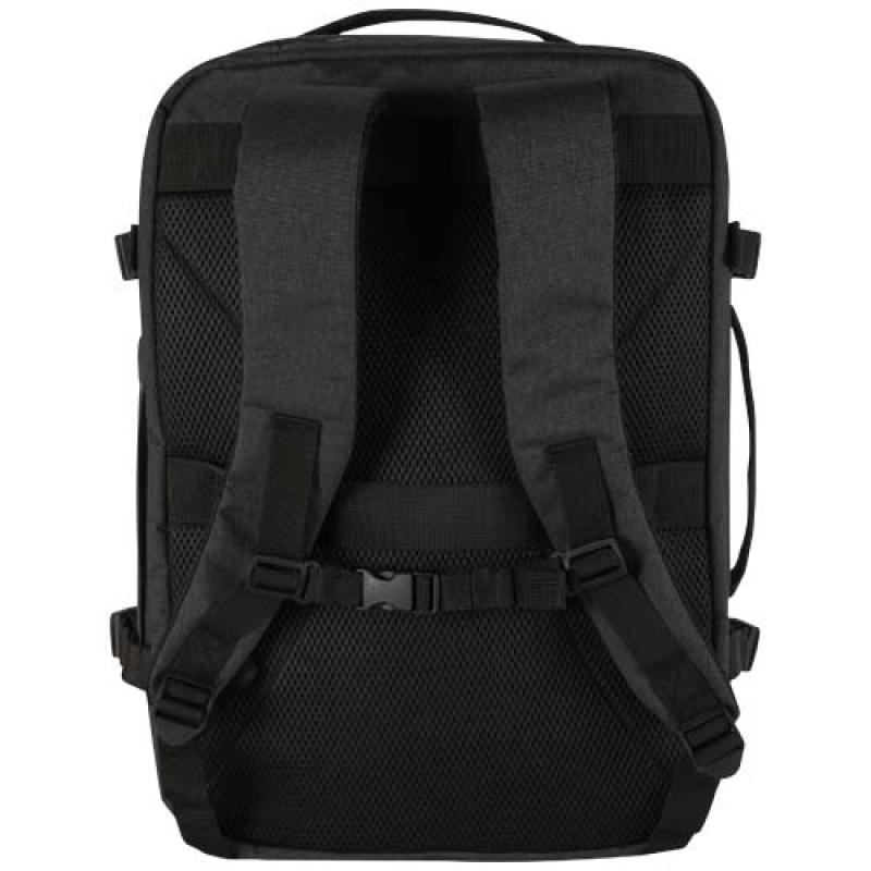 Mochila con ruedas de 17" de material reciclado GRS de 25 l "Libra"