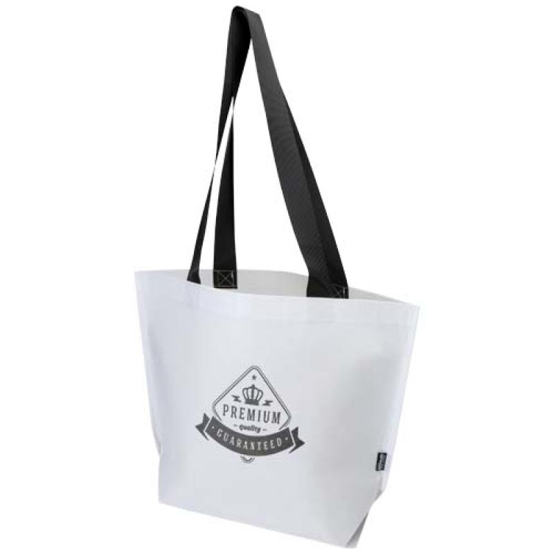 Bolsa Tote 18l de material reciclado GRS con doble laminado "Duo"