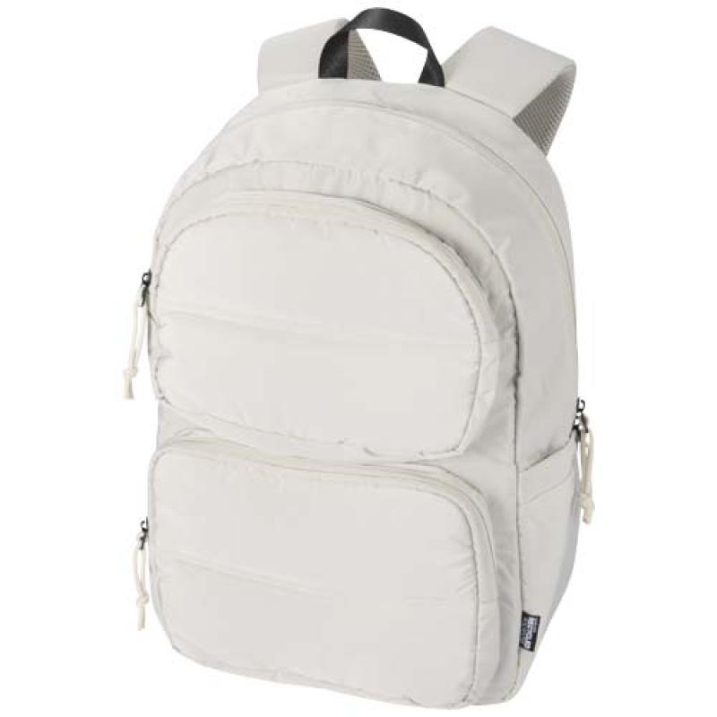 Mochila para portátil de 15,6" y 18l de material reciclado GRS "Puffer"