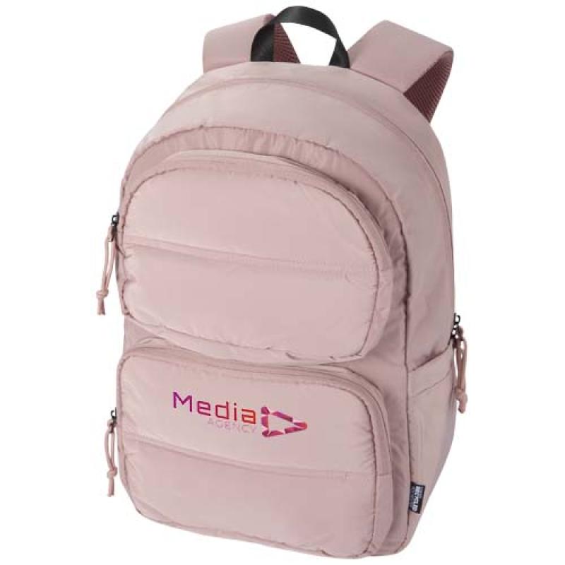 Mochila para portátil de 15,6" y 18l de material reciclado GRS "Puffer"