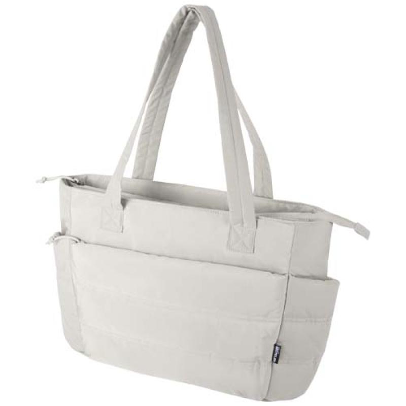 Bolsa Tote para portátil de 15,6" y 18l de material reciclado GRS "Puffer"