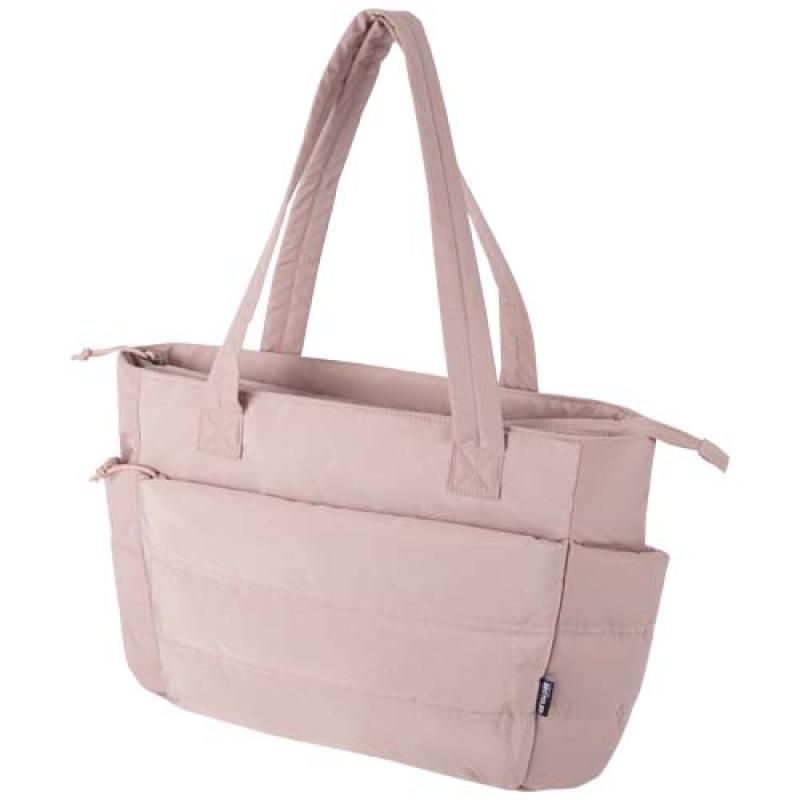 Bolsa Tote para portátil de 15,6" y 18l de material reciclado GRS "Puffer"