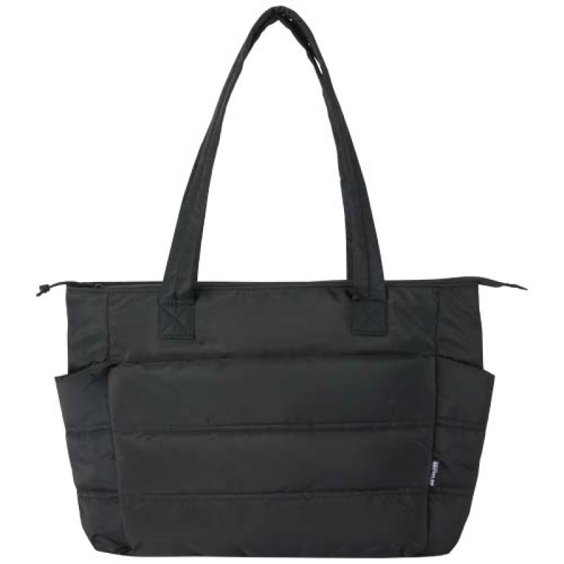 Bolsa Tote para portátil de 15,6" y 18l de material reciclado GRS "Puffer"
