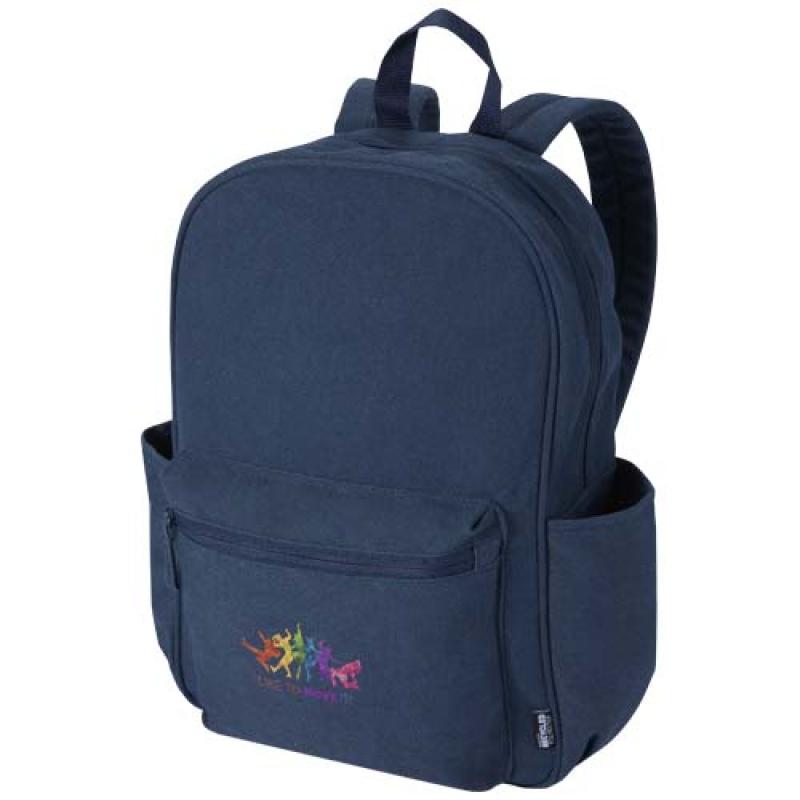 Mochila urbana para portátil de 15,6" y 16 l con material reciclado certificado GRS "Recanvas"