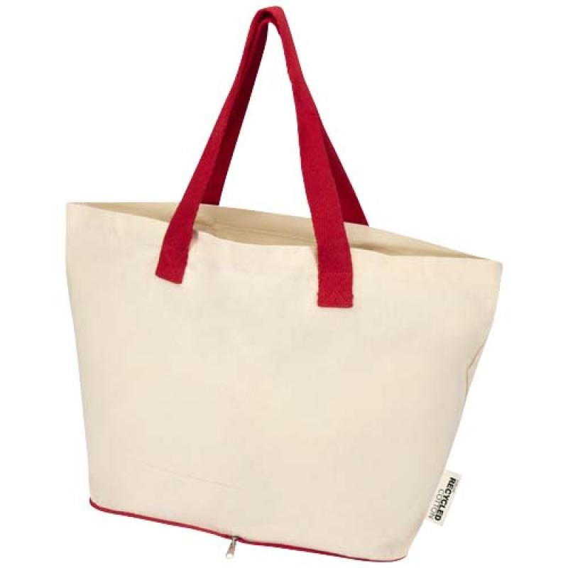 Bolsa Tote de 7 l de algodón reciclado GRS de 140 g/m² "Sierra"